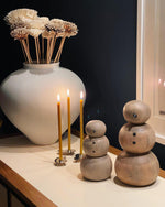 Wooden Snowman Holiday Decoration, 2 Sizes, Sold Separately