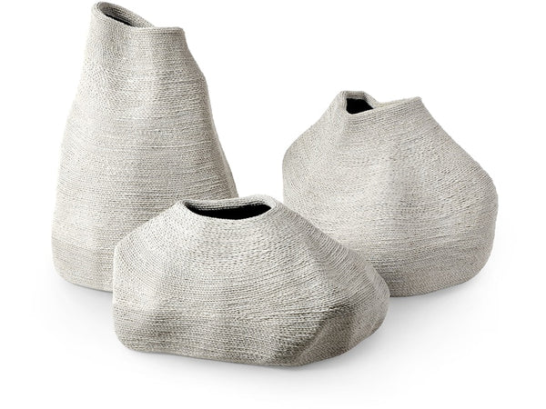 Jaden Urn Medium, White, 14"H