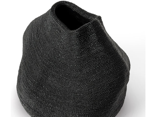 Jaden Urn Medium, Black 14"H