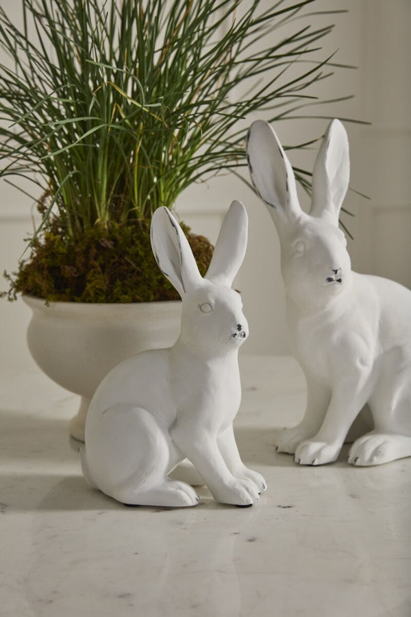 Garden Rabbit Figurine Large, 13.75"H