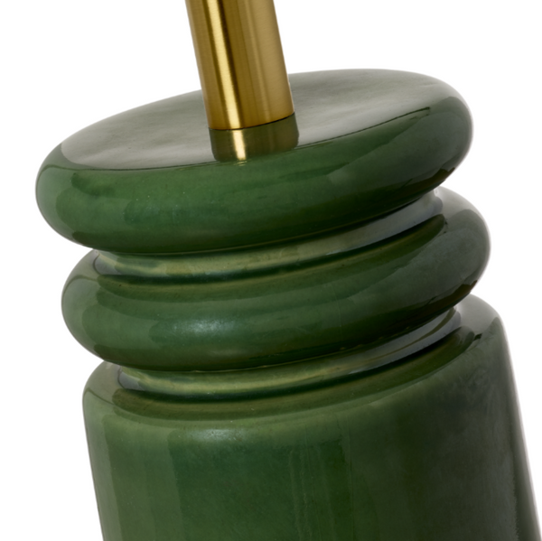 Feikudo Medium Table Lamp, Glossy Light Green