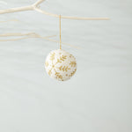 Eria Ornament, White,  3"