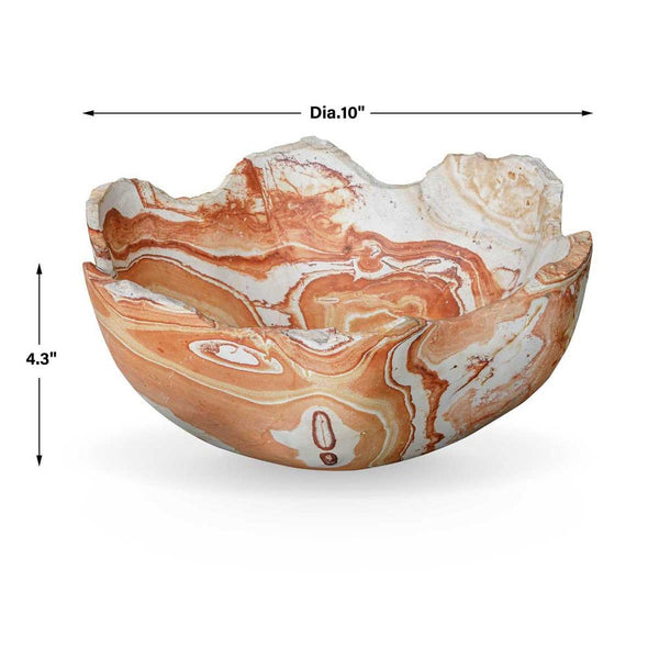 Sahara Bloom Outdoor Bowl, 10"W x 10"D