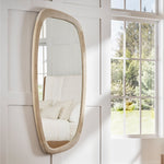 Aidan Floor Mirror, Khaki, 32"W x 2"D x 72"H