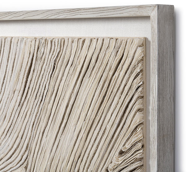 Harlowe Wall Decor Square, White, 41" x 41"