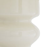 Wheaton Lamp, White Crackle Porcelain
