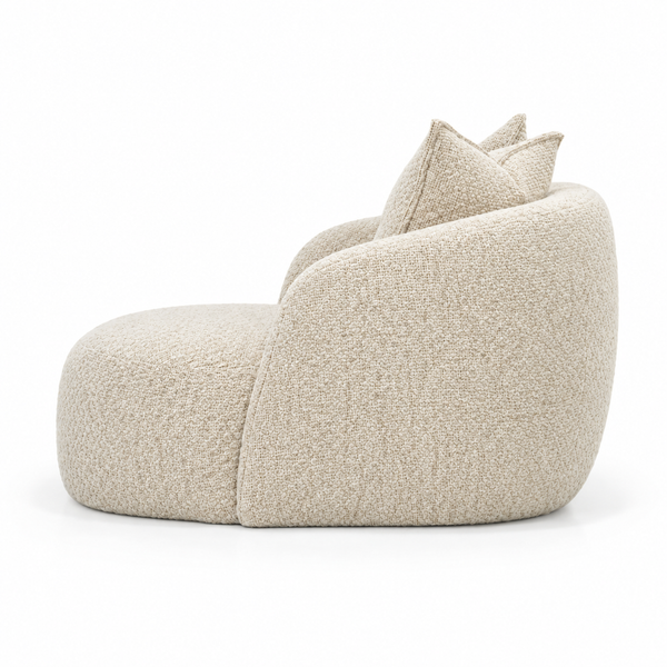 Theo Mini Chaise - Revival Parchment, 51"W x 53"D x 31"H
