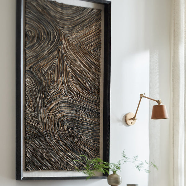 Harlowe Rectangular Wall Decor - Dark, 36"W x 60"H