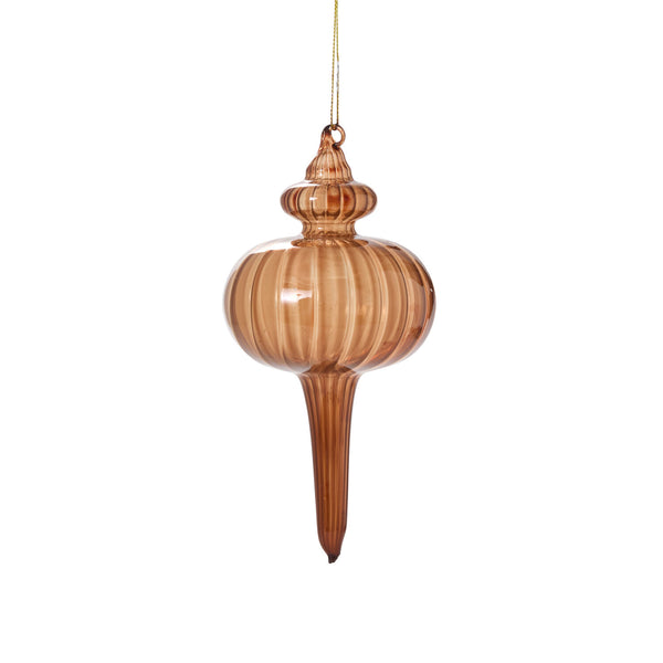 Nicolette Ornament - Smoke, 6.25"H