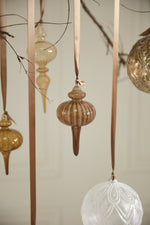 Nicolette Ornament - Smoke, 6.25"H