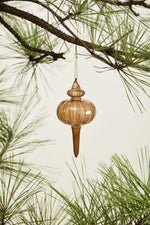 Nicolette Ornament - Smoke, 6.25"H
