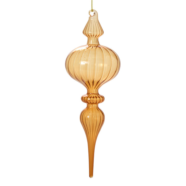Nicolette Ornament - Amber, 9.5"H