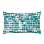 Thumbprint Lumbar Pillow - Aruba, 12" x 20"