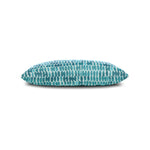Thumbprint Lumbar Pillow - Aruba, 12" x 20"