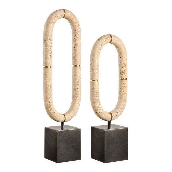 Oval Fusion Sculptures, S/2