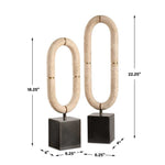 Oval Fusion Sculptures, S/2