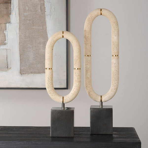 Oval Fusion Sculptures, S/2