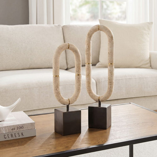 Oval Fusion Sculptures, S/2