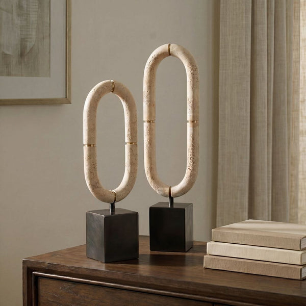 Oval Fusion Sculptures, S/2
