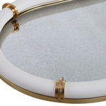 Cyprus Oval Tray - White, 24"W x 16"D