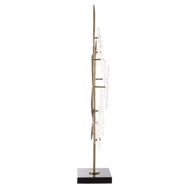 Glass Garden Sculpture, 16"W x 30"H