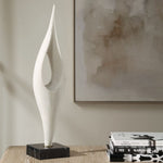 Fluid Drop Sculpture, 24"H