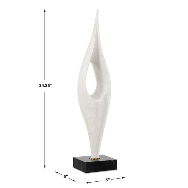 Fluid Drop Sculpture, 24"H