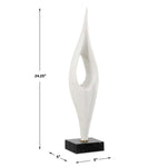 Fluid Drop Sculpture, 24"H