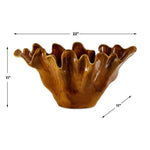 Amber Tide Outdoor Bowl, 22"W