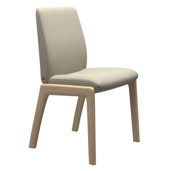 Stressless® Laurel v2 Low Back, Large, Paloma Light Grey/Natural, D100 Legs