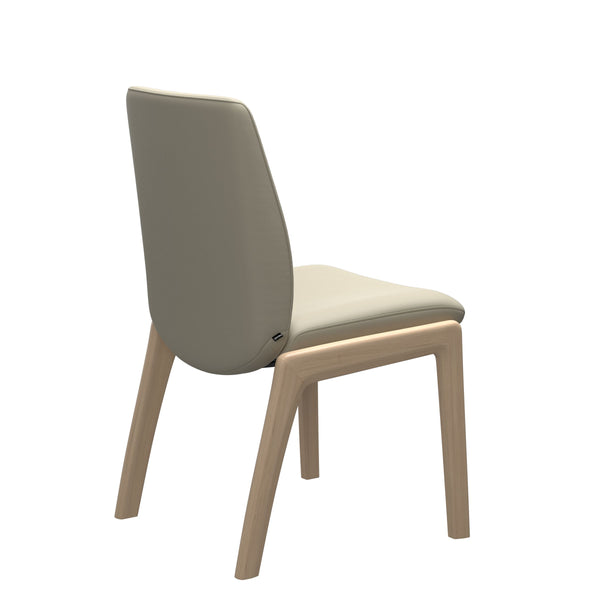 Stressless® Laurel v2 Low Back, Large, Paloma Light Grey/Natural, D100 Legs