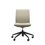 Laurel V2 Office Chair, Low Back, Paloma Light Grey/Black