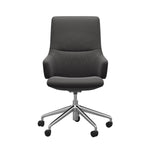 Mint V2 Office Chair, Low Back with Arms, Large, Paloma Rock/Polished