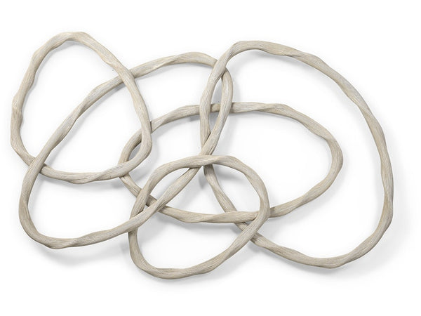 Zola Rattan Wall Decor, Whitewash, 83.5"W x 7"D x 52"H