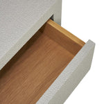 Livia Small Bedside Chest, 18"W, Light Grey