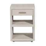 Livia Small Bedside Chest, 18"W, Sand