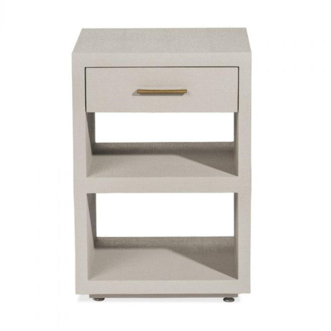 Livia Small Bedside Chest, 18"W, Sand