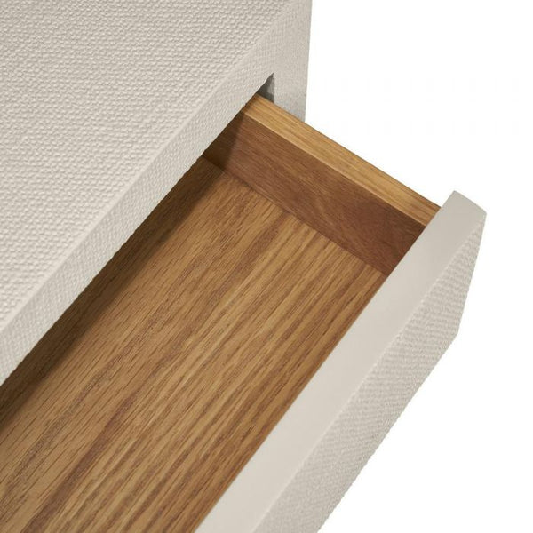Livia Small Bedside Chest, 18"W, Sand