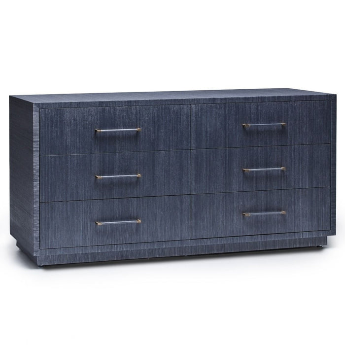 Taylor 6 Drawer Chest, Navy, 35"H x 72"W x 18"D