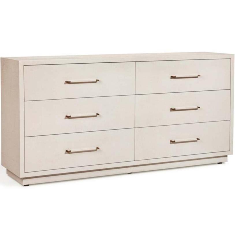 Taylor 6 Drawer Chest, Sand, 72"W X 18"D