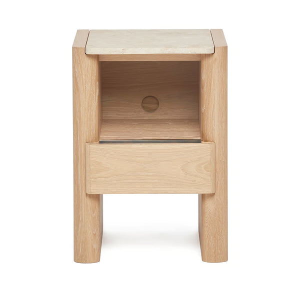 Arden Small Bedside Chest, 18"Dia