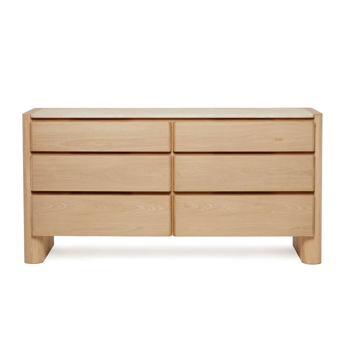 Arden 6 Drawer Chest, 72"W x 20"D x 36"H