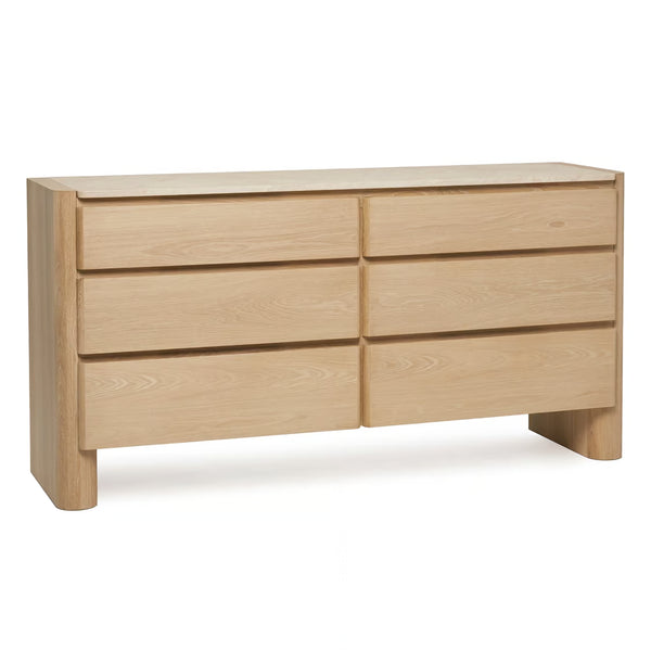 Arden 6 Drawer Chest, 72"W x 20"D x 36"H