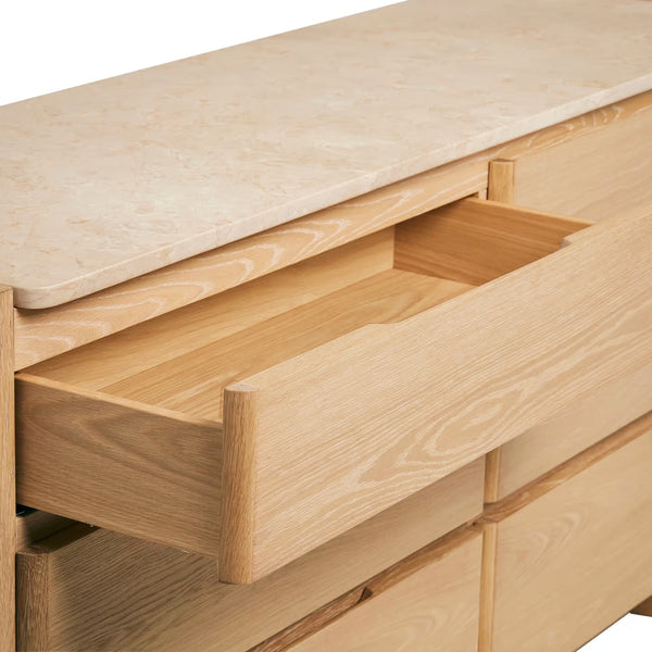 Arden 6 Drawer Chest, 72"W x 20"D x 36"H