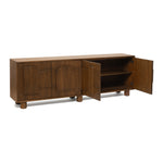 August Credenza, Classic Walnut, 90"W x 18"D x 30"H