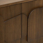 August Credenza, Classic Walnut, 90"W x 18"D x 30"H