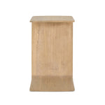 Iris Hugging Table, Saddle, 24"H x 15"W x 17"D