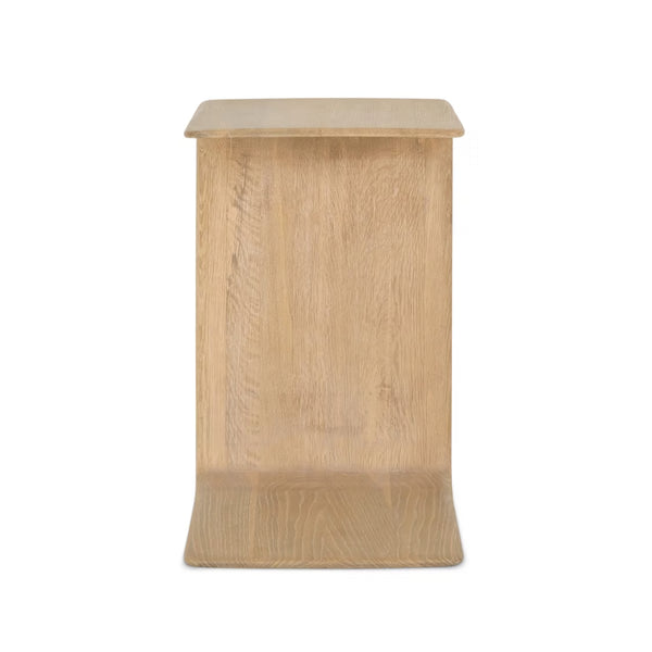 Iris Hugging Table, Saddle, 24"H x 15"W x 17"D