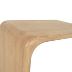 Iris Hugging Table, Saddle, 24"H x 15"W x 17"D
