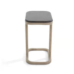 Franco Hugging Table - Washed Taupe, 20"D x 14"W